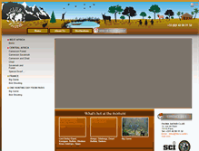 Tablet Screenshot of fauna-safari-club.com